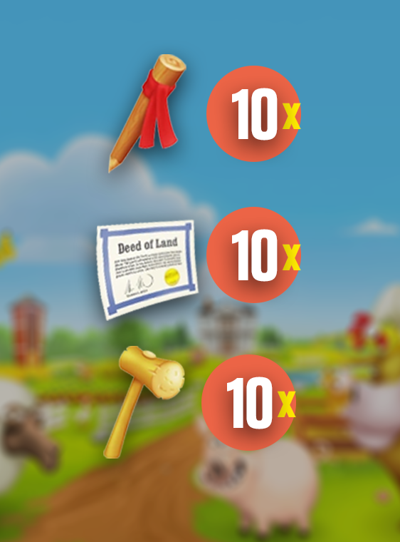 Hay Day 10x Arazi Malzemesi
