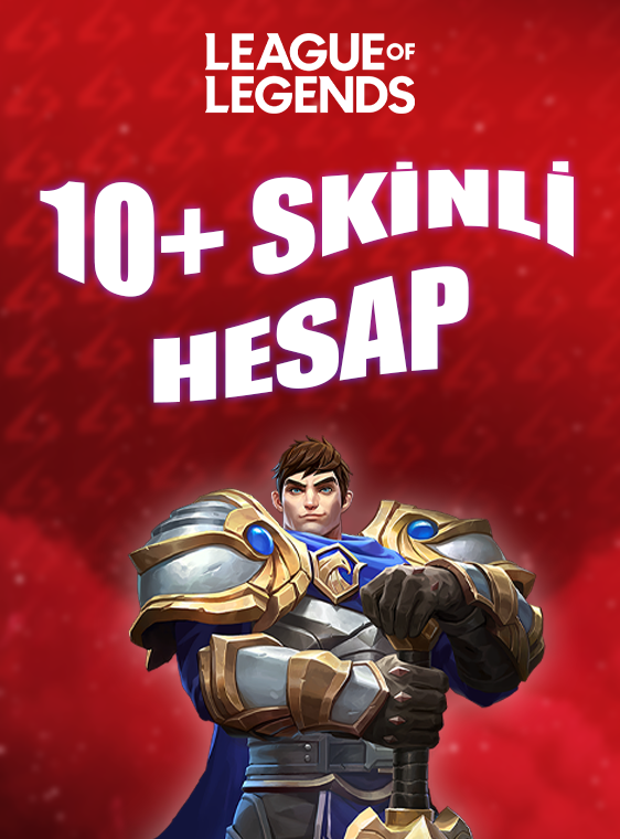 LoL 10+ Skinli Random Hesap