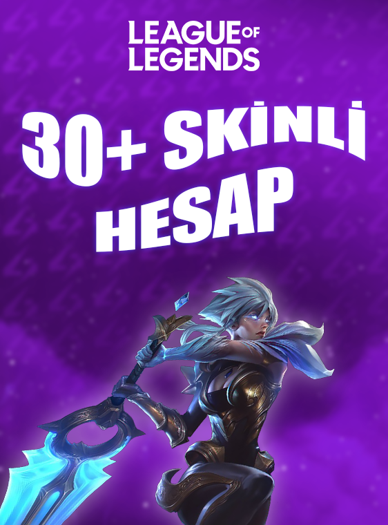 LoL 30+ Skinli Random Hesap