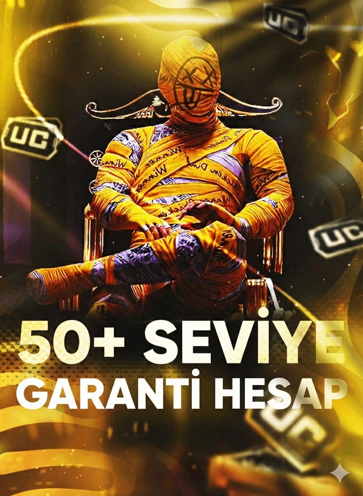 PUBG Mobile 50+ Seviye Garanti Hesap