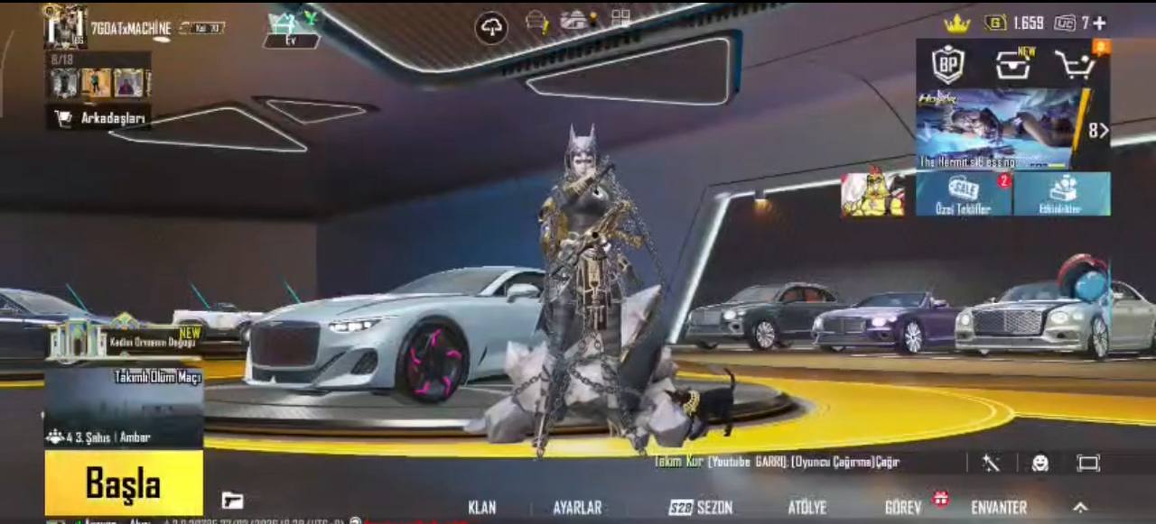 ⚡️  5 SPOR ARABALI BOL MAXLI HESAP ⚡️